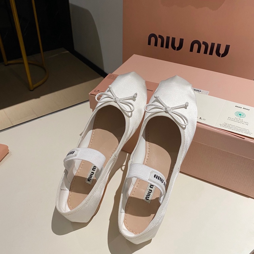Miu Miu Women's Ballet Flats - Picture 8 of 8